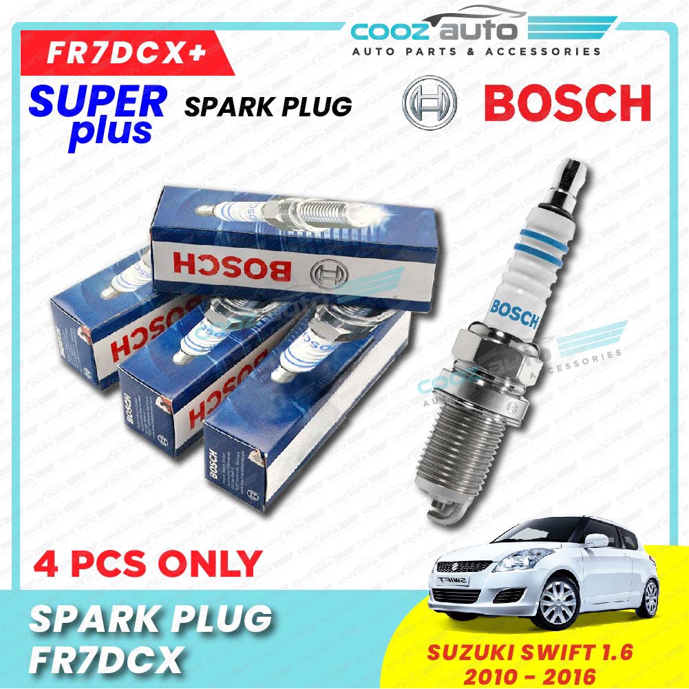 Suzuki Swift 1.6 2010 - 2016 Bosch Super Plus พร้อมหัวเทียน Yttrium FR7DCX+