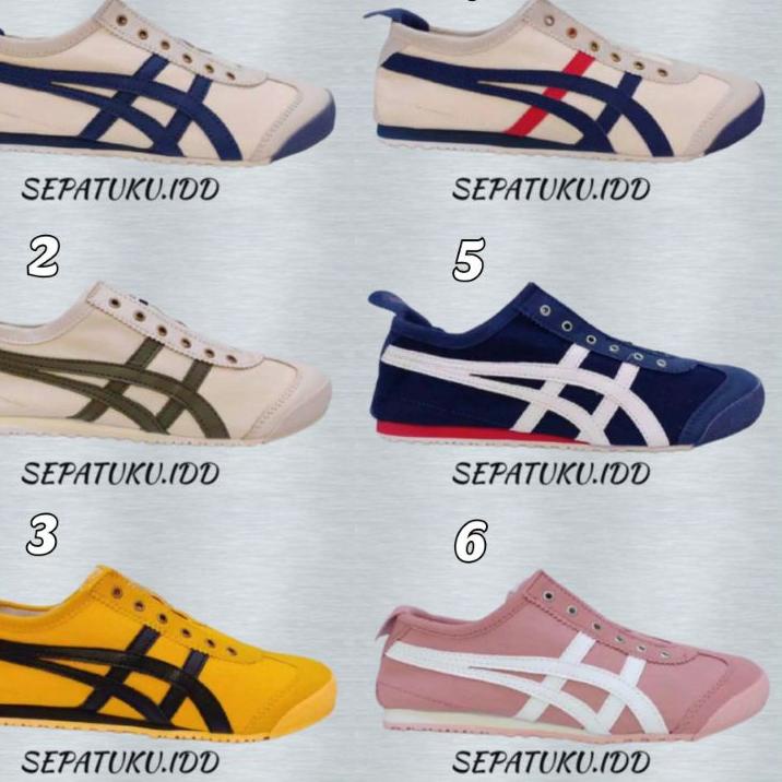 สั่งซื้อรองเท้าโดยตรง 0N1TSUKA T1GER SL1P 0N WAN1TA