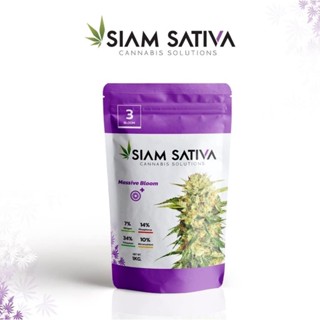 ปุ๋ยสายพันธุ์ไทย Siam Sativa แบบแบ่งขายสูตร3เร่งดอก ขนาด100G 200G 500G