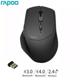 RAPOO - MOUSE WIRELESS &amp; BLUETOOTH SILENT MT550-BK_Model : MT550-BK