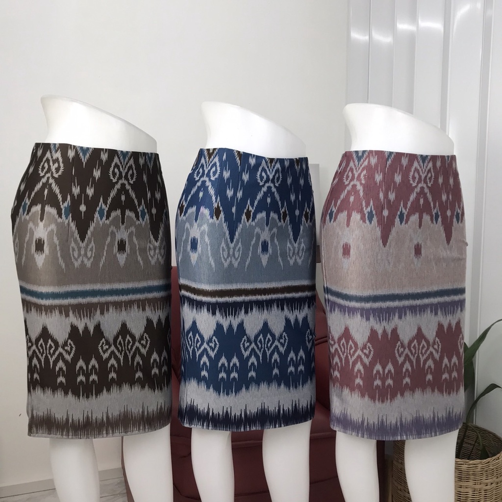 artskirts กระโปรงทำงาน ลายไทย ทรงตรง รหัส 531/532/533