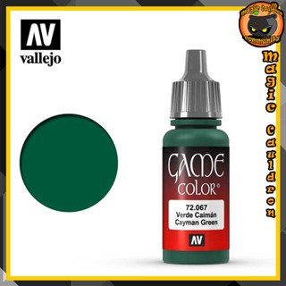 Cayman Green 17ml. Vallejo Game Color สีอะคริลิคสูตรน้ำ