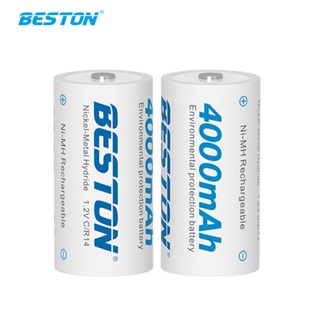 ถ่านชาร์จ Beston รุ่น CR14 ถ่าน ความจุ 4000mAh Rechargeable แรงดันไฟฟ้า 1.2V ถ่านชาร์จไฟได้ ประหยัดพลังงาน