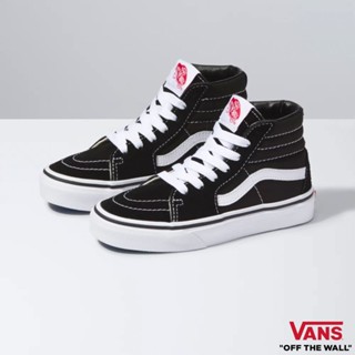  รองเท้าผ้าใบ ผ้าตาข่าย ระบายอากาศ สําหรับเด็ก SK8-Hi (ขนาด US) BLACK VN000D5F6BT1