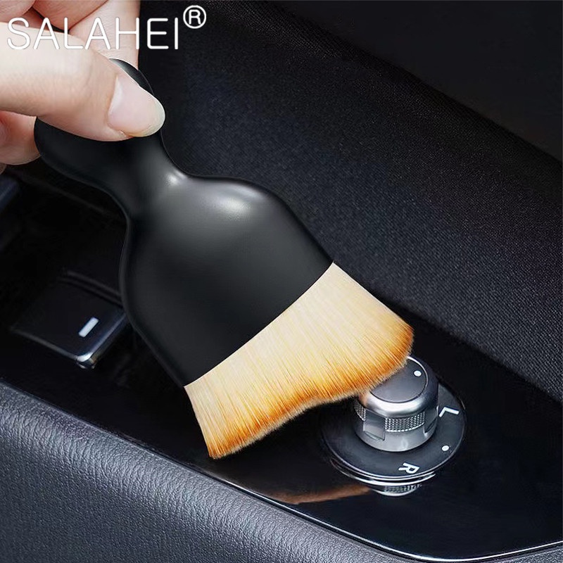 1PC รถแปรงทําความสะอาดนุ่มสําหรับ BMW Mini COOPERS ONE JCW F56 F55 F54 F57 F60 R55 R56 R57 R58 R59 R60 S Roadster รถ Dashboard Air Outlet Gap อุปกรณ์เสริม - รูปที่ 6