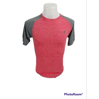 เสื้อยืดกีฬาแบรนด์ New balance Body Fit Size M มือ2