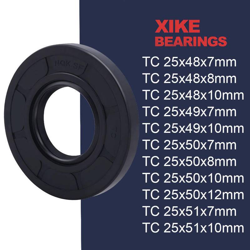 TC ซีลน้ํามัน TC25x48x7 TC25x48x8 TC25x48x10 TC25x49x7 TC25x49x10 TC25x50x7 TC25x50x8 TC25x50x51x10mm TC25x25x5x10