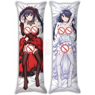 ปลอกหมอน ลายอนิเมะ Dakimakura Date A Live Tokisaki Kurumi ขนาด 19x59 นิ้ว 50x150 ซม. สําหรับตกแต่งโซฟา เตียง