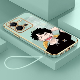 เคสโทรศัพท์มือถือแบบนิ่ม TPU กันกระแทก ลายการ์ตูนวันพีซ หรูหรา สําหรับ VIVO V25 5G V20 Pro V20 SE V21 V21E V23 V23E