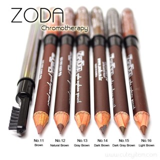 ดินสอเขียนคิ้ว Zoda Eyebrow Pencil โซดา เขียนขอบตาได้ แบบเหลา กันน้ำ