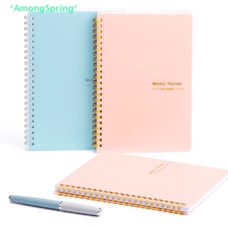 AmongSpring&gt; A5 Agenda Planner Notebook Diary Weekly Planner Goal Habit Schedules Notebook new