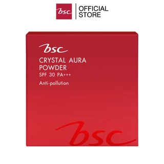 BSC CRYSTAL AURA POWDER SPF 30 PA+++ แป้งเนื้อสัมผัสเนียนละเอียดบางเบา ให้หน้าแลดูกระจ่างใสอย่างเป็นธรรมชาติ