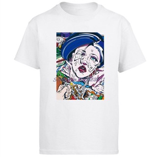 [S-5XL]Girl Hot Sexy Bad Bitch Pop Art Warhol Lichtenstein Pop Culture Pin Unisex graphic t shirts Summer Harajuku _13