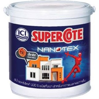 สีน้ำทาภายนอกชนิดกึ่งเงา DULUX SUPERCOTE NANOTEX ขนาดแกลลอน