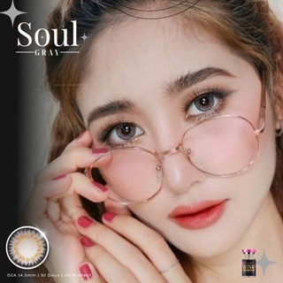 ร้านเลนส์สวยคอนแทคWink Wow รุ่น Soul /สีGray/สี Chestnut นำเข้าจากเกาหลี มี อย.ไม่มีค่าสายตา(แฟชั่นสุดHit ขายดี)