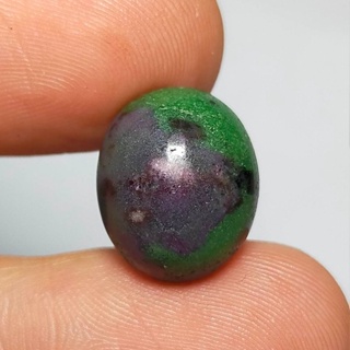 พลอย ซอยไซต์ ธรรมชาติ ดิบ แท้ ( Unheated Natural Ruby Zoisite ) น้ำหนัก 13.68 กะรัต