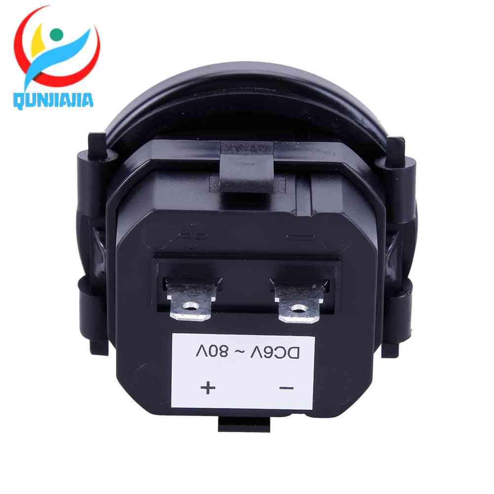 เครื่องวัดชั่วโมง 12v 24v 36v กันน้ํา ทรงกลม 2 นิ้ว สําหรับเครื่องยนต์เรือ - รูปที่ 5