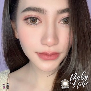 ร้านเลนส์สวยคอนแทคWink Wow รุ่น Baby 3 tone/สี Grayเทา/สีChestnu นำเข้าจากเกาหลี มี อย.มีค่าสายตา(แฟชั่นสุดHit ขายดี)