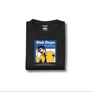 เสื้อยืด พิมพ์ลาย Distro Effect Depo สําหรับผู้ชาย และผู้หญิง