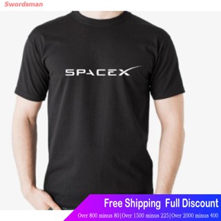 Swordsman เสื้อยืดแขนสั้น Spacex Space Exploration NASA Tesla โลโก้ใหม่บุรุษ Tshirt Tee Sports T-shirt_49