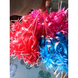ริบบิ้นพวงมาลัยดอก 5 แฉก ดอกเล็ก 100 เส้น 50 บาท