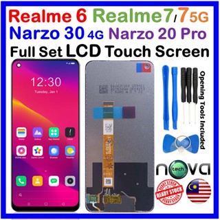 ชุดหน้าจอสัมผัส LCD แบรนด์ NGS สําหรับ Realme 6 Realme 7 Realme 7 5G Narzo 20 Pro Narzo 30 4G