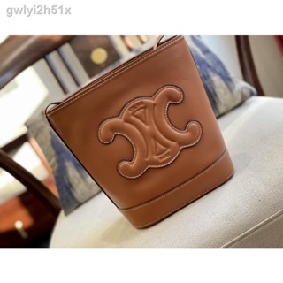 ✳﹊◎[With Box] Celine Vintage Bucket Bag Womens Handbag Fashion Casual Shoulder Bag Crossbody Bag