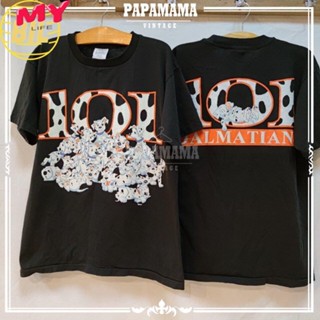 LIFE BIL [ 101 Dalmatians ] DlSNEY ทรามวัยกับไอ้ด่าง เสื้อการ์ตูน วินเทจ papamama vintage