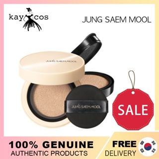 Jung SAEM MOOL เซตคุชชั่นบํารุงผิว (รวมรีฟิล)(SPF50+ / PA+++)/JUNG SAEM MOOL Skin Nuder Cover Layer Cushion(Refill included)(SPF50+ / PA+++)+ SET JUNGSAEMMOOL