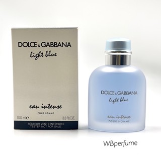 น้ำหอม D&amp;G Light Blue Eau INTENSE Pour Homme EDP 100ml. Tester