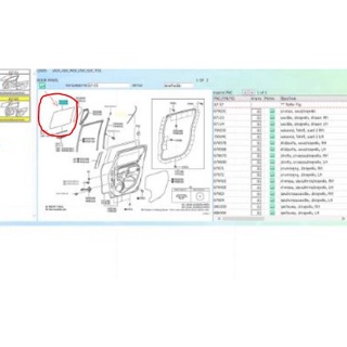 68101-0K272 ชุดประกอบกระจก, ประตูหลัง, LH กระจก ประตู Toyota revo โตโยต้า รีโว่ 2015-2022 4 ประตู ยกสูง (TMT)