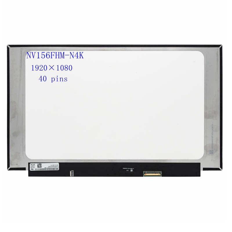15.6 นิ้ว IPS แล็ปท็อปหน้าจอ lcd NV156FHM-N4K NV156FHM-N4N NV156FHM-N4G LED Matrix จอแสดงผล 72% NTSC