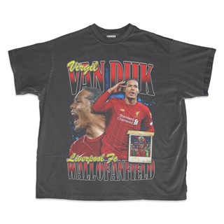 เสื้อยืด ลาย Virgil Van Dijk Liverpool FC โอเวอร์ไซซ์