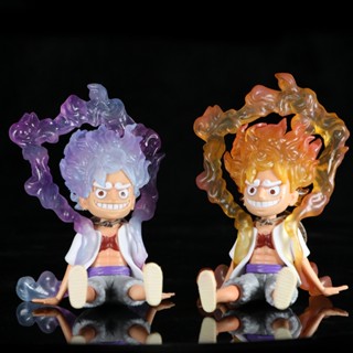 โมเดลฟิกเกอร์ Pvc อนิเมะ One Piece Nika Luffy Monkey·D·Luffy ของเล่นสะสม สําหรับเด็ก