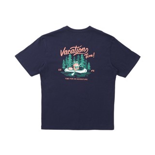 The Neverending Vacation Oversized T-Shirt - สีกรมท่า ไซส์ S