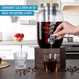 [ราคาพิเศษ] 4L Cold Brew Coffee Maker Household Dispenser Infuser for Home Restaurant Kitchen