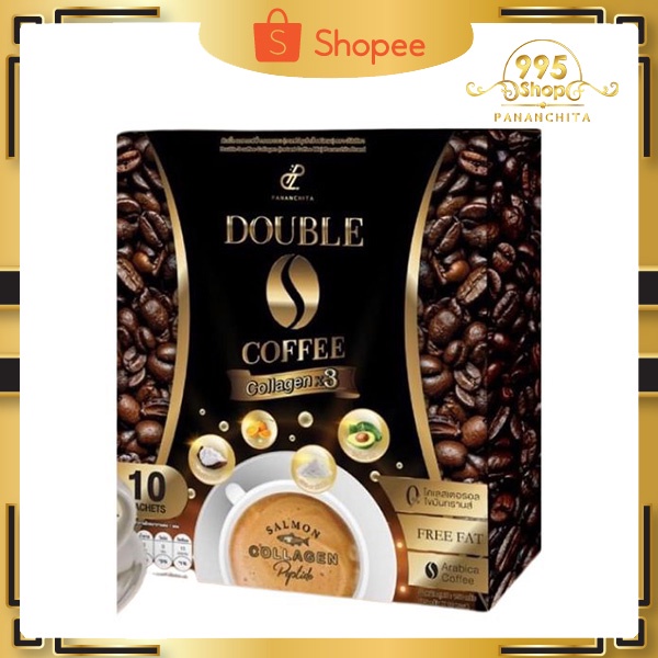 1-3กล่อง☕Double S Coffee Collagen_Pananchita ดับเบิ้ลเอสคอฟฟี่คอลลาเจน แก้ปวดไขข้อ บำรุงผิว☕