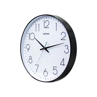 นาฬิกาแขวน RHYTHM นาฬิกาติดผนัง ตัวเลขสามมิติ นาฬิกาแต่งบ้าน minimal ขนาด 30.5 ซม.