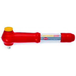 ประแจแรงบิด KNIPEX NO.98 33 25 Torque Wrenches with Driving Square3/8", Reversible, 290mm., 5-25Nm.