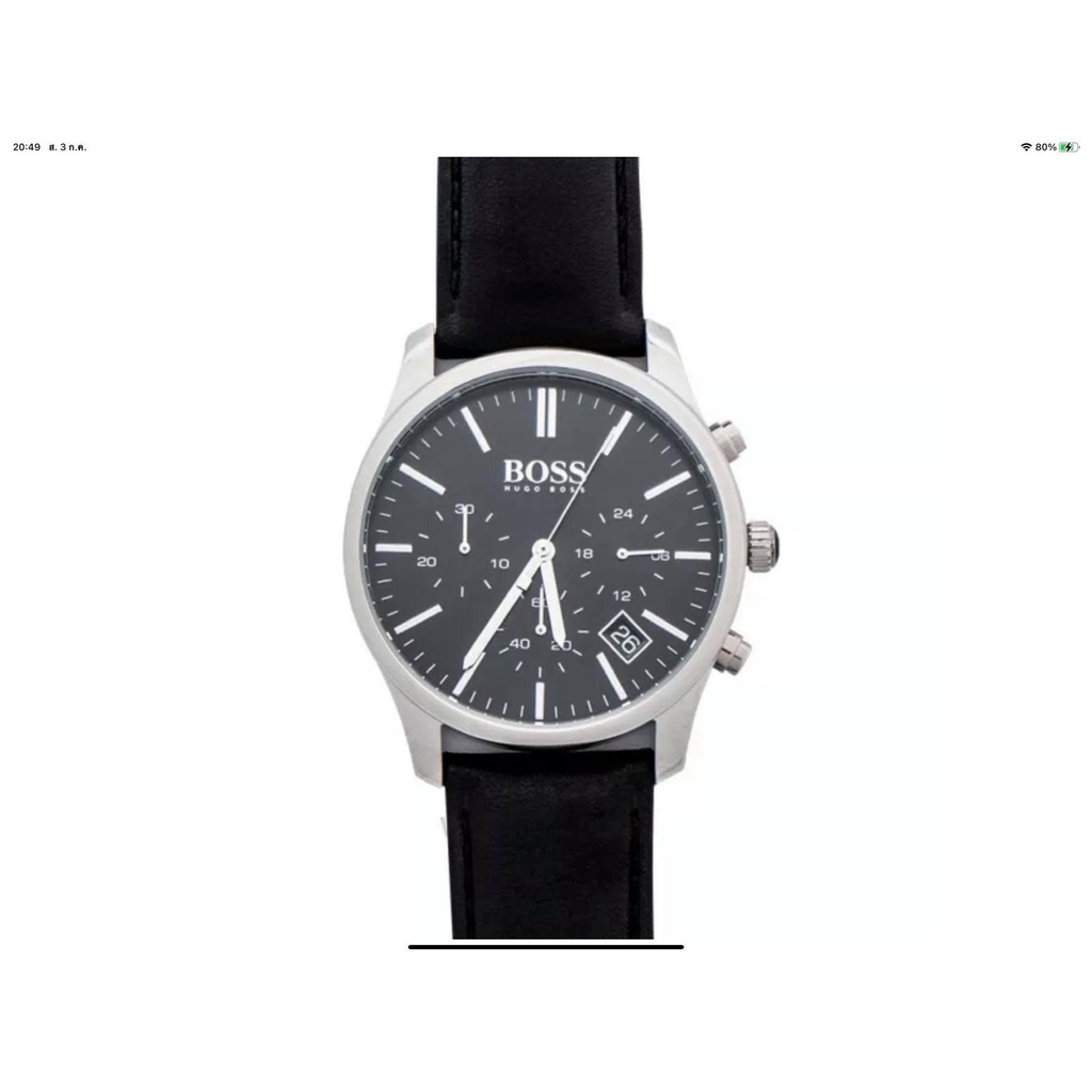 นาฬิกา HUGO BOSS MEN'S 1513430 QUARTZ CHRONOGRAPH พร้อมกล่อง (ใหม่)