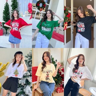 รวมเสื้อ T-shirt ลายคริสต์มาสสุดน่ารัก Christmas gals’ collection