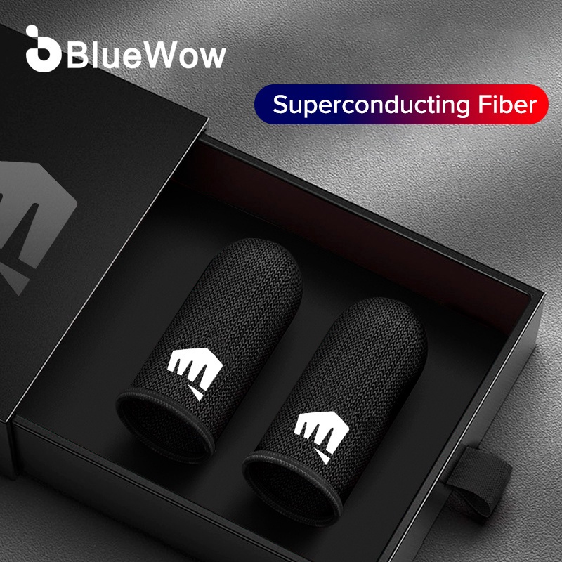 BlueWow Professional player Finger sleeves for Gaming High-end Product Mobile Phone Gaming Sweat-Proof Finger Cover Fingertip Gloves Game