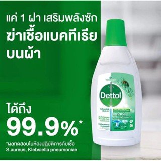 Dettol Laundry Santizier  ผลิตภัณฑ์ฆ่าเชื้อโรคสำหรับเสื้อผ้า เดทตอล 750 ml.