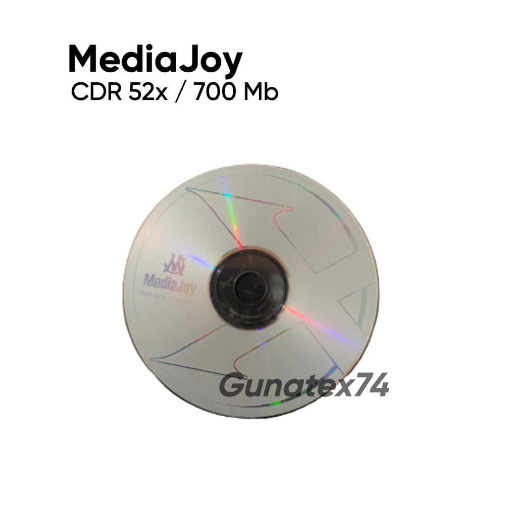 Blank CD CD-R MediaJoy Pack 100 ชิ้น MediaJoy 52x 700 Mb CDR Media Joy Blank CD ขายส่ง CD Burning CD