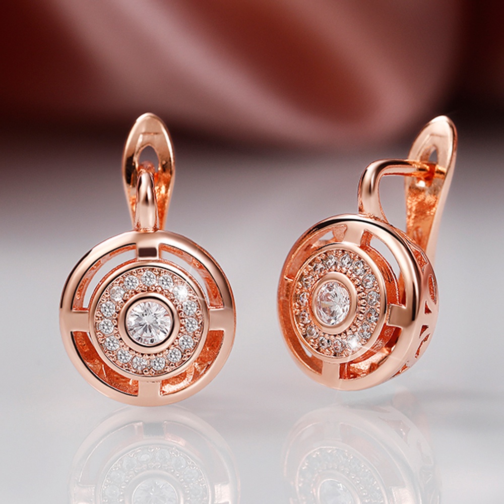 925 เงินสเตอร์ลิงออกแบบใหม่ Hollow Out ต่างหูผู้หญิงประณีต Hoop ต่างหูเงิน/Rose Gold สีแฟชั่น 2022 เครื่องประดับ
