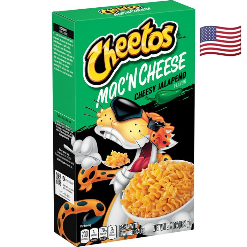 Cheetos Macaroni and Cheese Cheese Cheesy Jalapeno 5.7oz นําเข้าจาก USA 🇺🇸