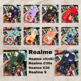 สินค้าพร้อมส่งจากไทย งานกำมะหยี่การ์ตูน ขอบโครเมี่ยมสี Realme 10(4g) / Realme 9 / C30s / C30 พร้อมส่ง