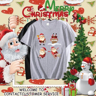 เสื้อผ้าคริสต์มาส เสื้อยืด เสื้อยืดสไตล์เกาหลี เสื้อ Christmas เสื้อวันคริสต์มาส เสื้อ merry christmas Unisex 471