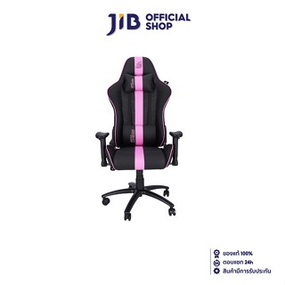 SIGNO GAMING CHAIR (เก้าอี้เกมมิ่ง) E-SPORT BOOZER (GC-208BP) BLACK/PINK (สินค้าต้องประกอบก่อนใช้งาน)