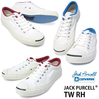 [พร้อมส่ง] CONVERSE JACK PURCELL TW RH WHITE/RED - WHITE/BLUE